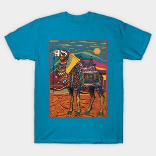 Decorated rajasthani camel T-Shirt